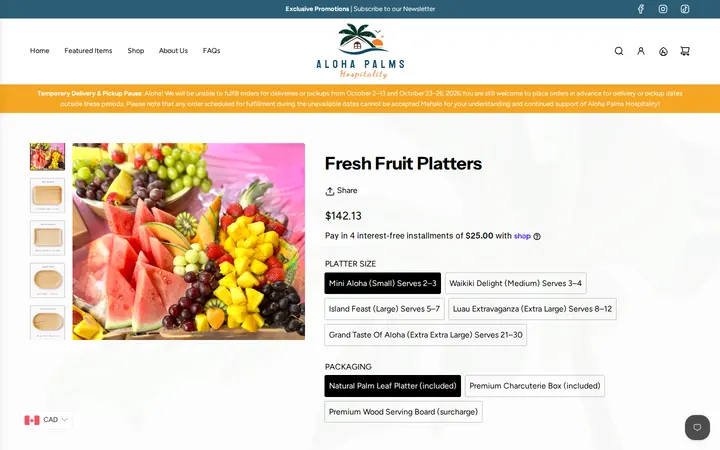 /collections/the-shop-collection/products/fresh-fruit-platters — Aloha Palms Hospitality
