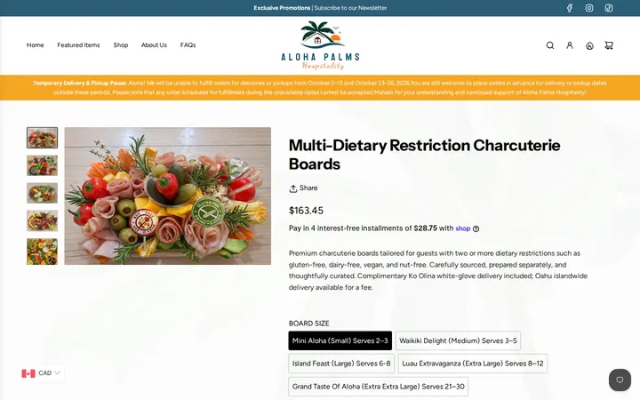 /collections/the-shop-collection/products/custom-charcuterie-board-multiple-dietary-restrictions-accommodated — Aloha Palms Hospitality