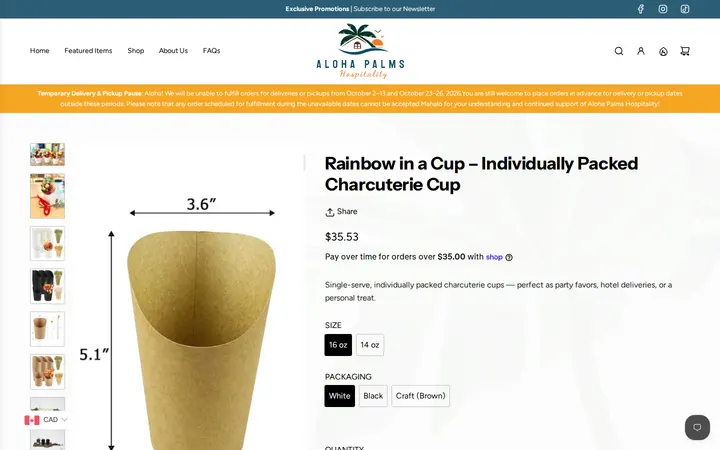 /collections/the-shop-collection/products/rainbow-in-a-cup-individually-packed-charcuterie-cup — Aloha Palms Hospitality