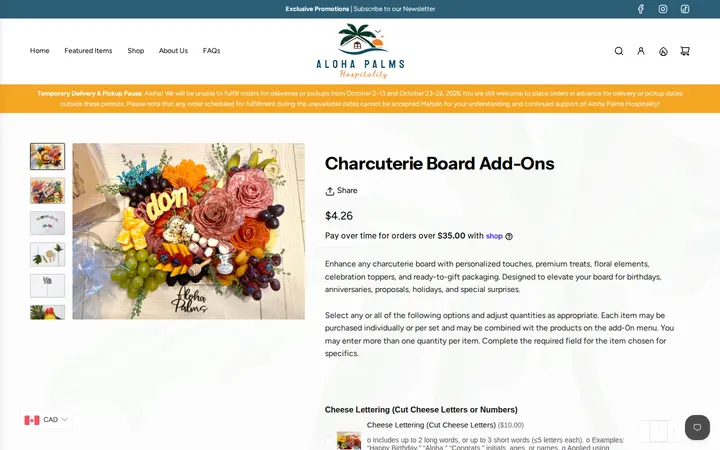 /collections/the-shop-collection/products/charcuterie-board-add-ons — Aloha Palms Hospitality