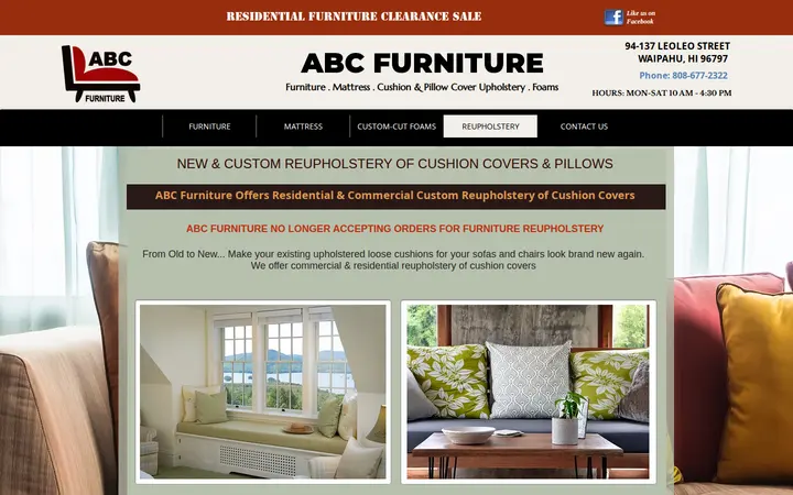 /custom-reupholstery — ABC Furniture