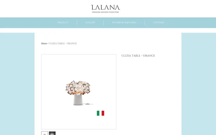 /product-page/clizia-table-orange — LALANA