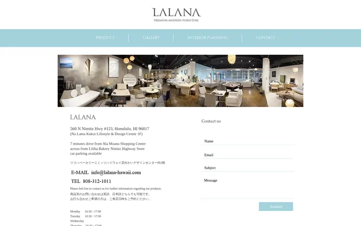 /contact — LALANA