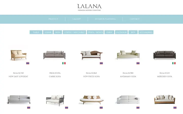 /couch — LALANA