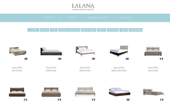 /bed — LALANA