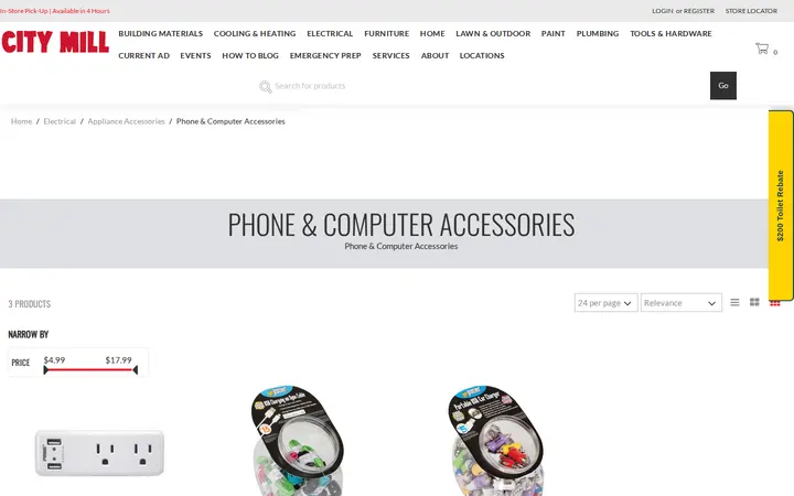 /electrical/appliance-accessories/phone-computer-accessories — City Mill - Ewa Beach