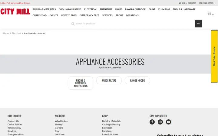 /electrical/appliance-accessories — City Mill - Ewa Beach