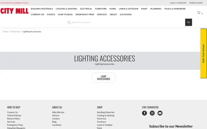 /electrical/lighting-accessories — City Mill - Ewa Beach