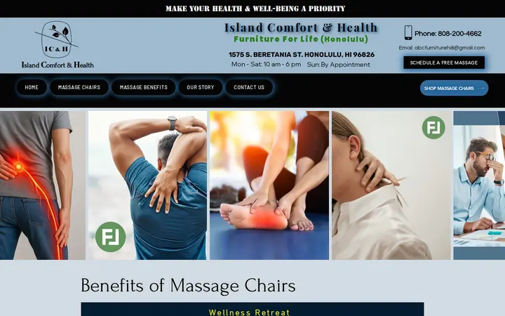 /benefits-of-massage-chairs — Island Comfort and Health -Furniture For Life Massage Chairs