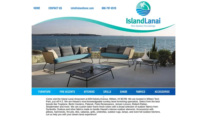 Website of Island Lanai