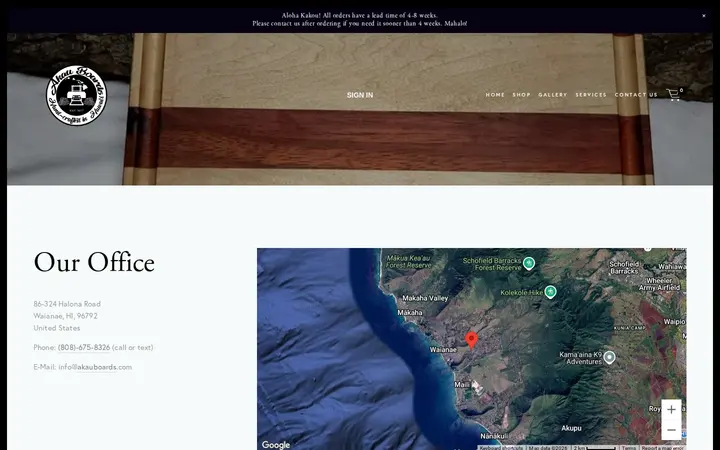 /contact-us — Akau Boards