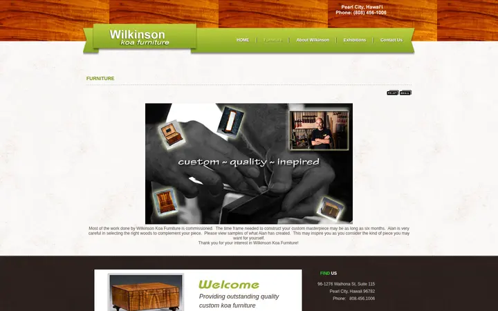 /koa-furniture — Wilkinson Koa Furniture