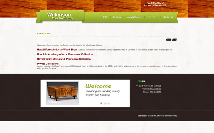 /exhibitions — Wilkinson Koa Furniture