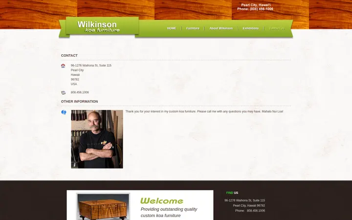 /contact-us — Wilkinson Koa Furniture