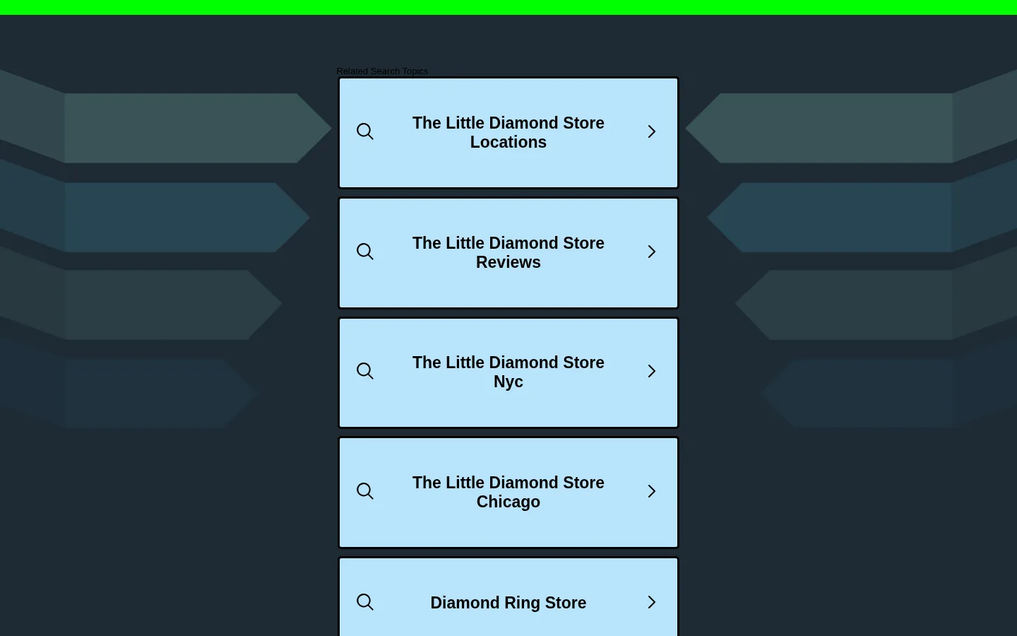 Captured website of The Little Diamond Store