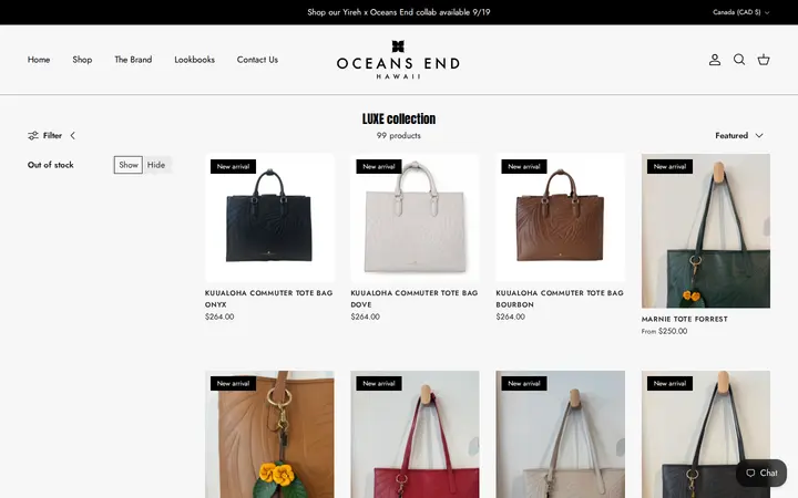 /collections/luxe-collection — Oceans End Hawaii