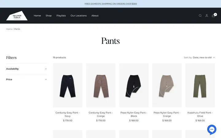 /collections/pants — Salvage Public