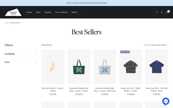 /collections/best-sellers — Salvage Public