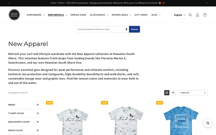 /collections/new-apparel — Hawaiian South Shore