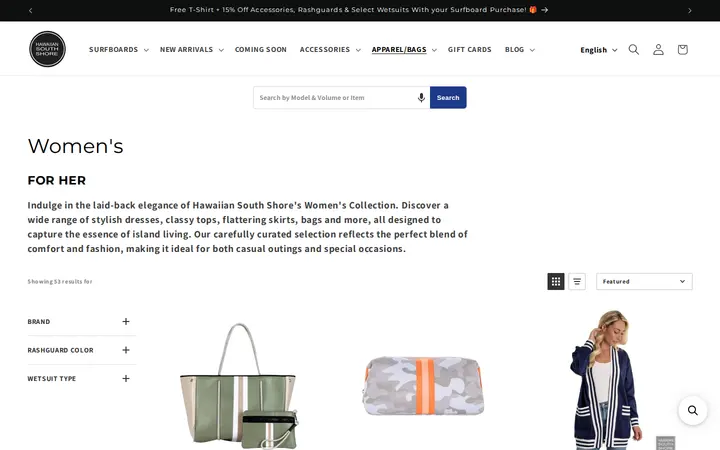 /collections/womens-collection-mothers-day-gift-ideas — Hawaiian South Shore