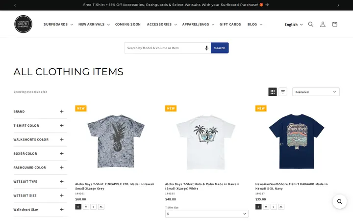 /collections/all-clothing-items — Hawaiian South Shore
