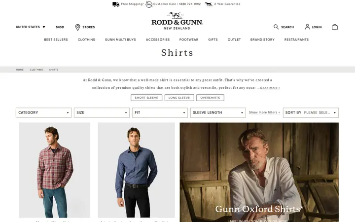 /us/clothing/shirts — Rodd & Gunn - Macy's Ala Moana Center