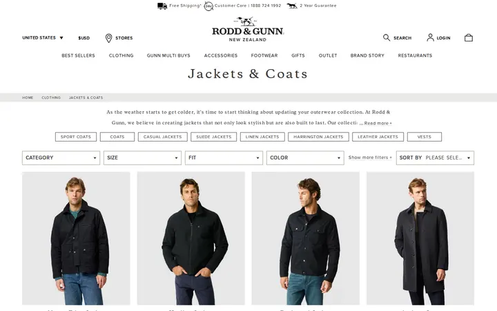/us/clothing/jackets-coats — Rodd & Gunn - Macy's Ala Moana Center