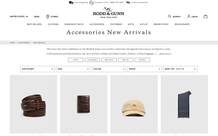 /us/accessories/new-arrivals — Rodd & Gunn - Macy's Ala Moana Center