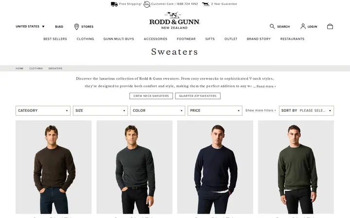 /us/clothing/sweaters — Rodd & Gunn - Macy's Ala Moana Center