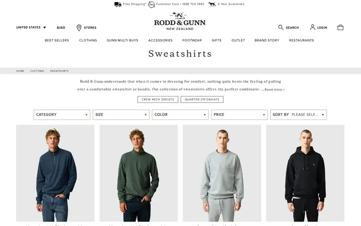 /us/clothing/sweatshirts — Rodd & Gunn - Macy's Ala Moana Center