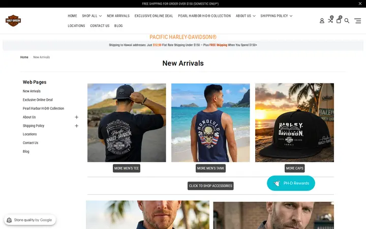 /pages/new-arrivals.html — Pacific Harley-Davidson