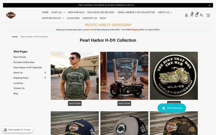 /pages/pearl-harbor-h-d-collection.html — Pacific Harley-Davidson