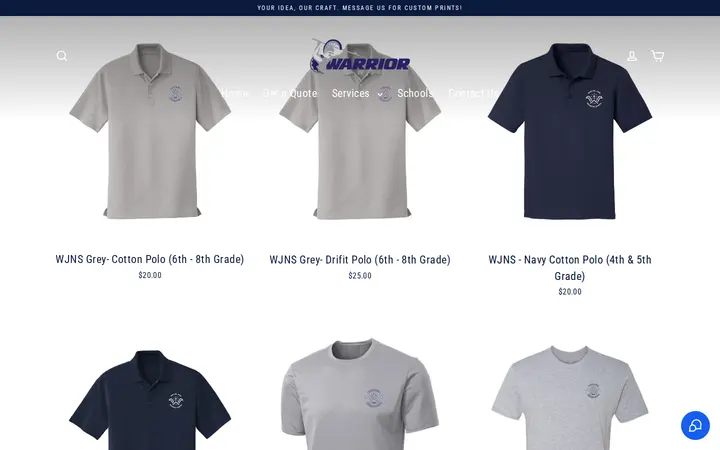 /collections/wjns-uniforms — Warrior Printing