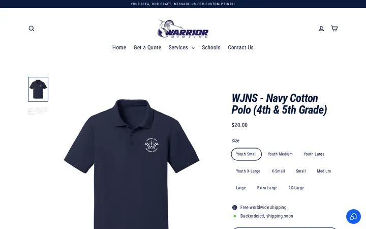 /collections/wjns-uniforms/products/wjns-navy-blended-polo-sale — Warrior Printing