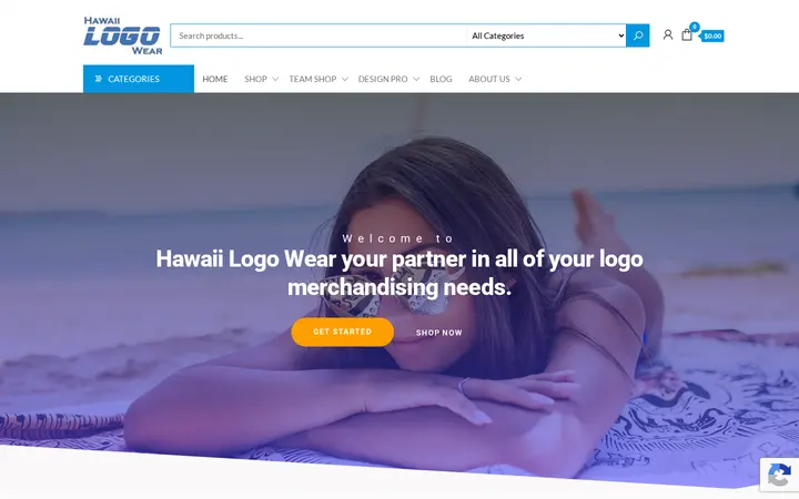 Website of Hawaii Logo Wear