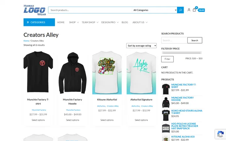 /product-category/creators-alley — Hawaii Logo Wear