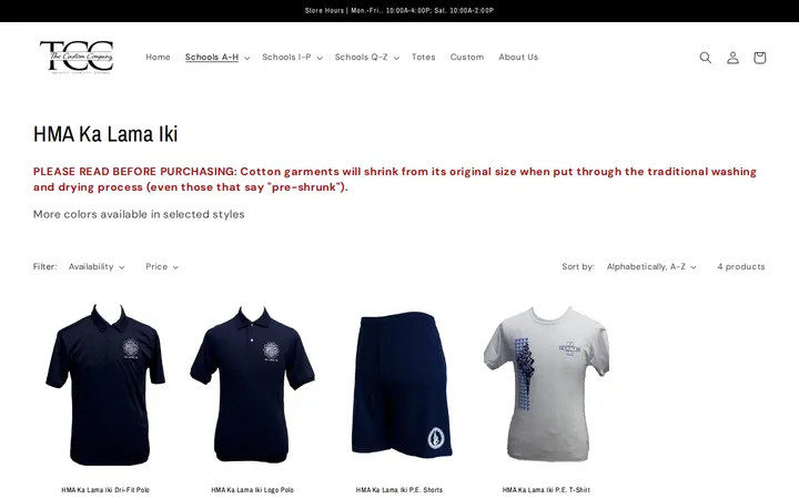 /collections/hma-ka-lama-iki — The Custom Company
