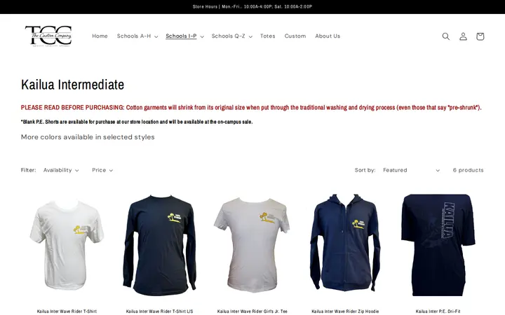 /collections/kailua-intermediate — The Custom Company