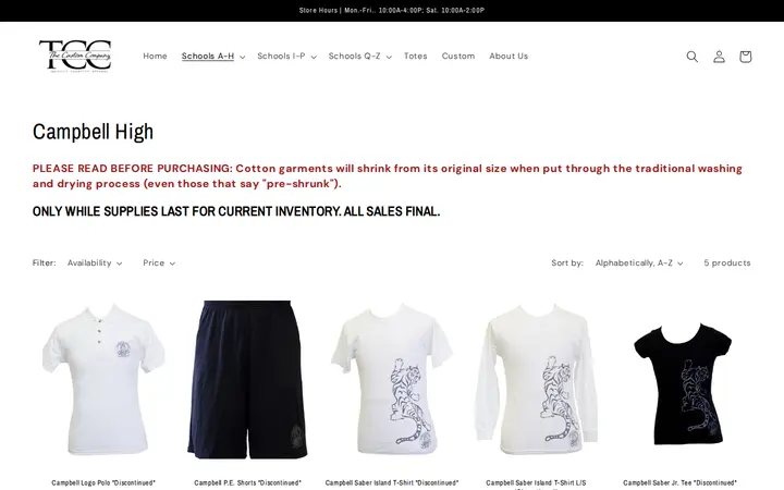 /collections/campbell-high — The Custom Company