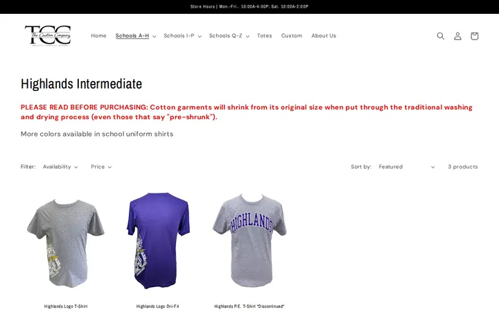 /collections/highlands-intermediate — The Custom Company