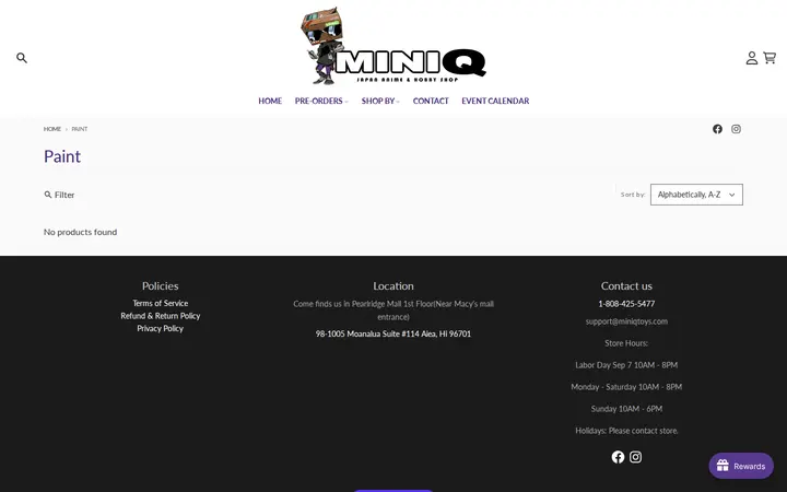 /collections/paint — MiniQ Anime Shop