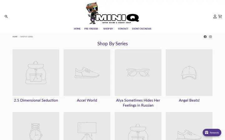 /pages/shop-by-series — MiniQ Anime Shop