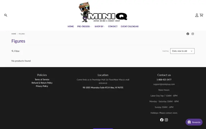 /collections/figure — MiniQ Anime Shop
