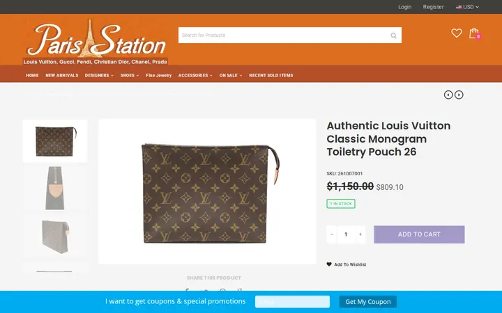 /collections/new-arrivals/products/authentic-louis-vuitton-classic-monogram-toiletry-pouch-26-copy-1 — Paris Station