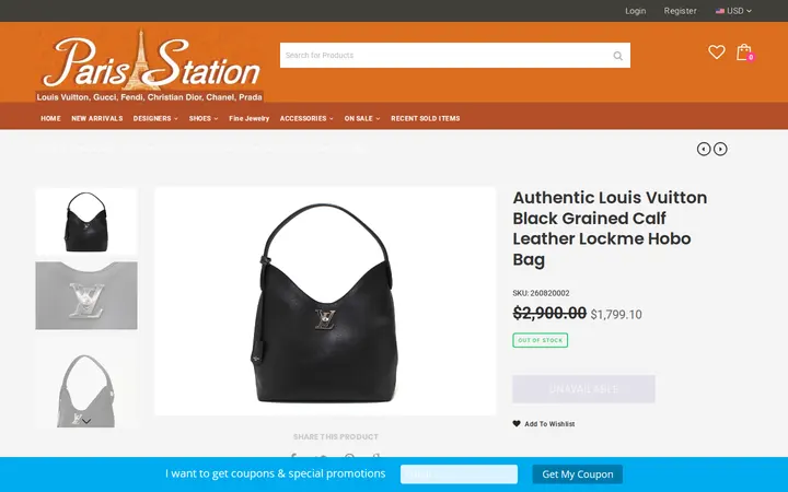 /collections/new-arrivals/products/authentic-louis-vuitton-black-grained-calf-leather-lockme-go-shopper-tote-bag-copy — Paris Station
