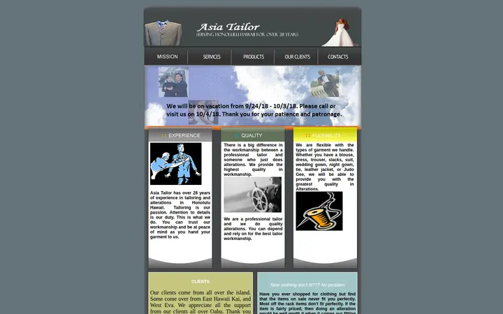 /clients.htm — Asia Tailor