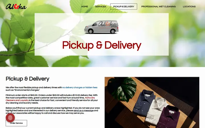 /delivery.html — Aloha Dry Cleaners and Laundry