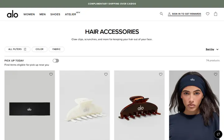 /en-ca/collections/hair-accessories — ALO