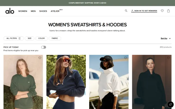 /en-ca/collections/womens-sweatshirts-hoodies — ALO