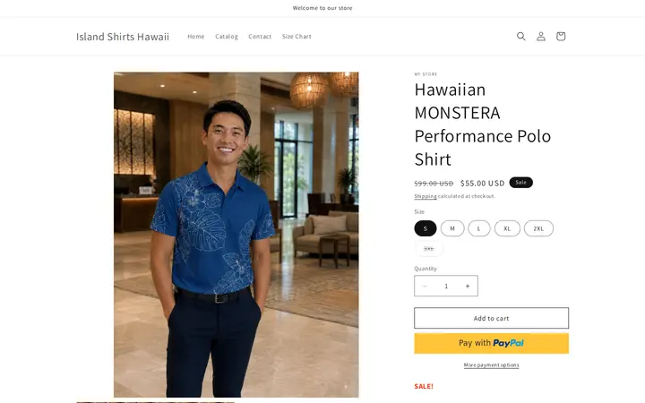 /products/hawaiian-vines-performance-polo-shirt — island shirts hawaii